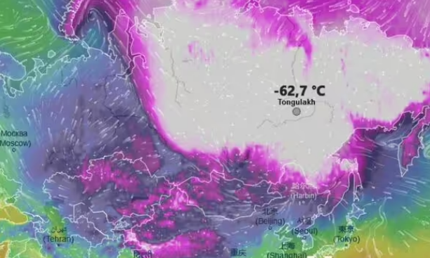 Сибири грозят ужасающие зимние морозы: температура упала до -62,7C, самой низкой за последние десятилетия