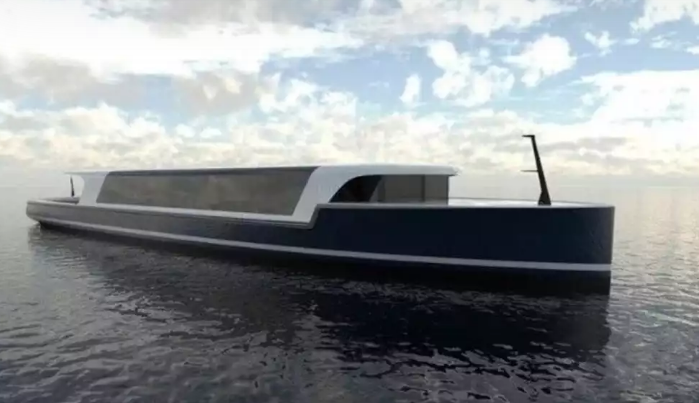 Корабль на топливных элементах работает на твердом водороде