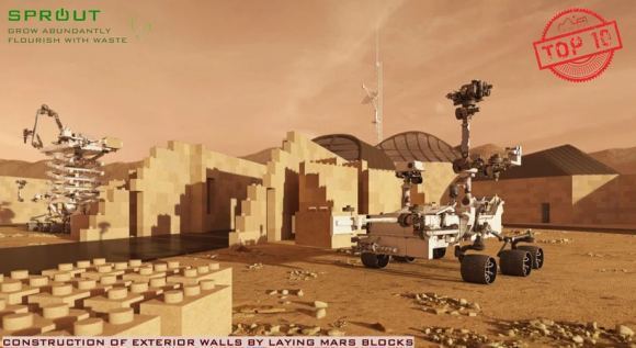Вместо того, чтобы строить сооружения на Марсе, мы могли бы выращивать их с помощью бактерий