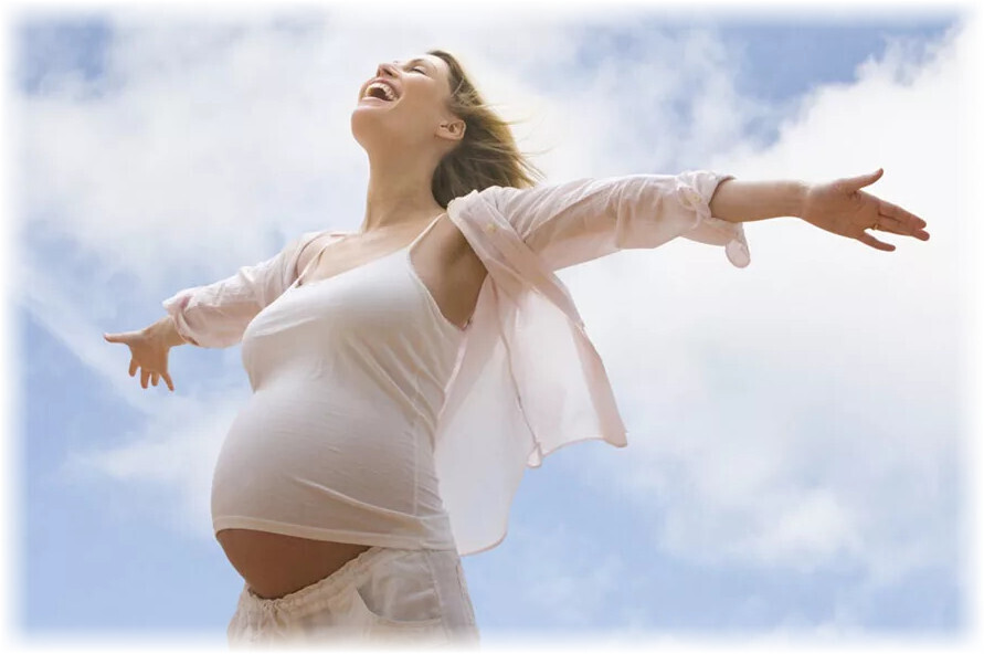 Внутри молодой мамочки, все такая же женщина