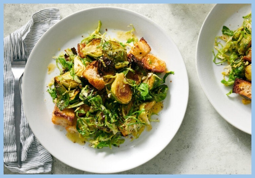 Непередаваемый вкус Салата Цезарь с брюссельской капустой