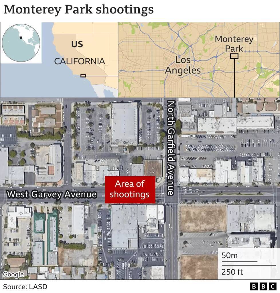 Стрельба в Монтерей-Парке: Подозреваемый найден мёртвым после нападения на танцевальную студию
