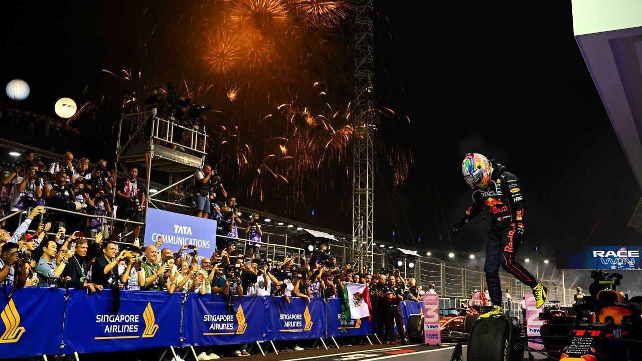Серхио Перес выиграл Гран-при Сингапура