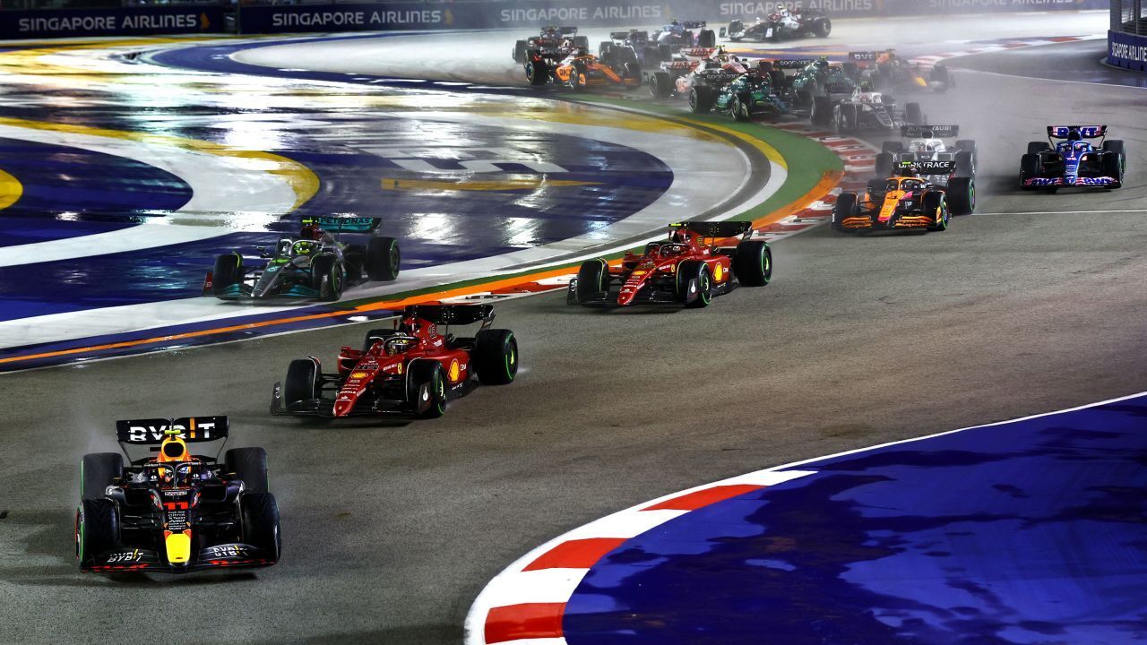 Серхио Перес выиграл Гран-при Сингапура