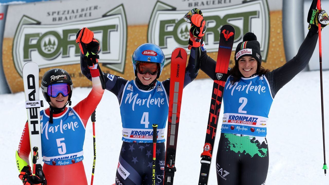 Лыжница Микаэла Шиффрин одержала 83-ю победу на Кубке мира, побив рекорд Линдси Вонн