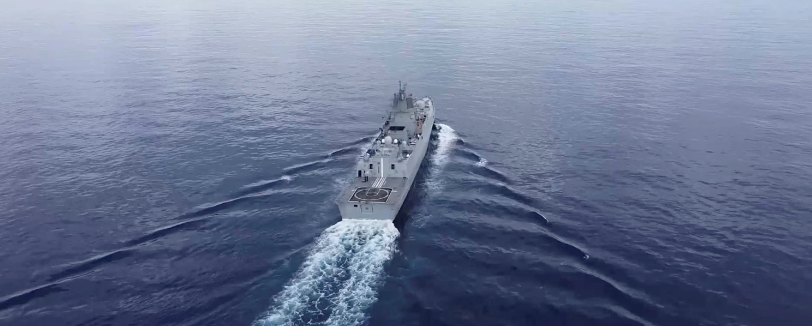 Российский военный корабль, оснащенный гиперзвуковыми ракетами, будет тренироваться с китайским и южноафриканским флотами