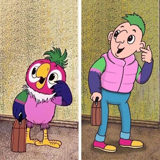 Аниматоры из студии «Союзмультфильм» нарисовали персонажей советских мультфильмов в образе людей