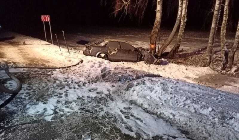 Алкоголь ошибок не прощает. Страшное ДТП, в котором три девушки сгорели заживо. Видео