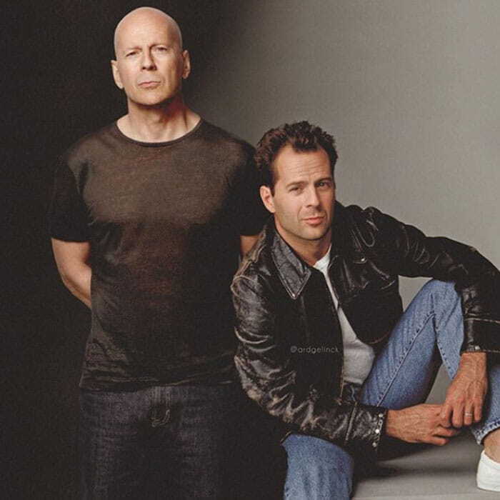 Взгляните На Эти Фотографии Знаменитостей, Тусующихся Со Своими Молодыми «Я» 3 серия.