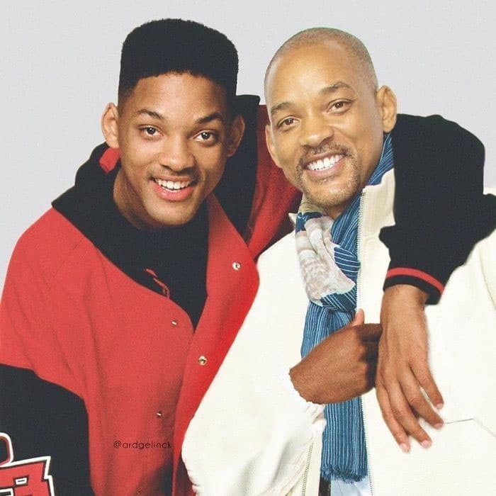 Взгляните На Эти Фотографии Знаменитостей, Тусующихся Со Своими Молодыми «Я» 3 серия.