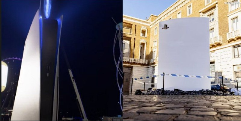 Гигантские PS5 приземлились в Дубае и Риме