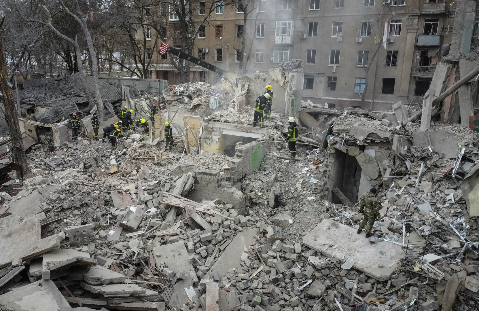 Сегодня в Краматорске произошли нападения. Вот несколько фотографий разрушений.