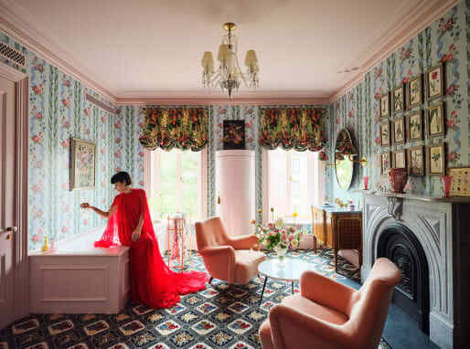 Лили Аллен и Дэвид Харбор показали свою эксцентричную обитель .Фото