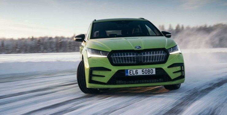 Электромобиль Skoda Enyaq установил два рекорда