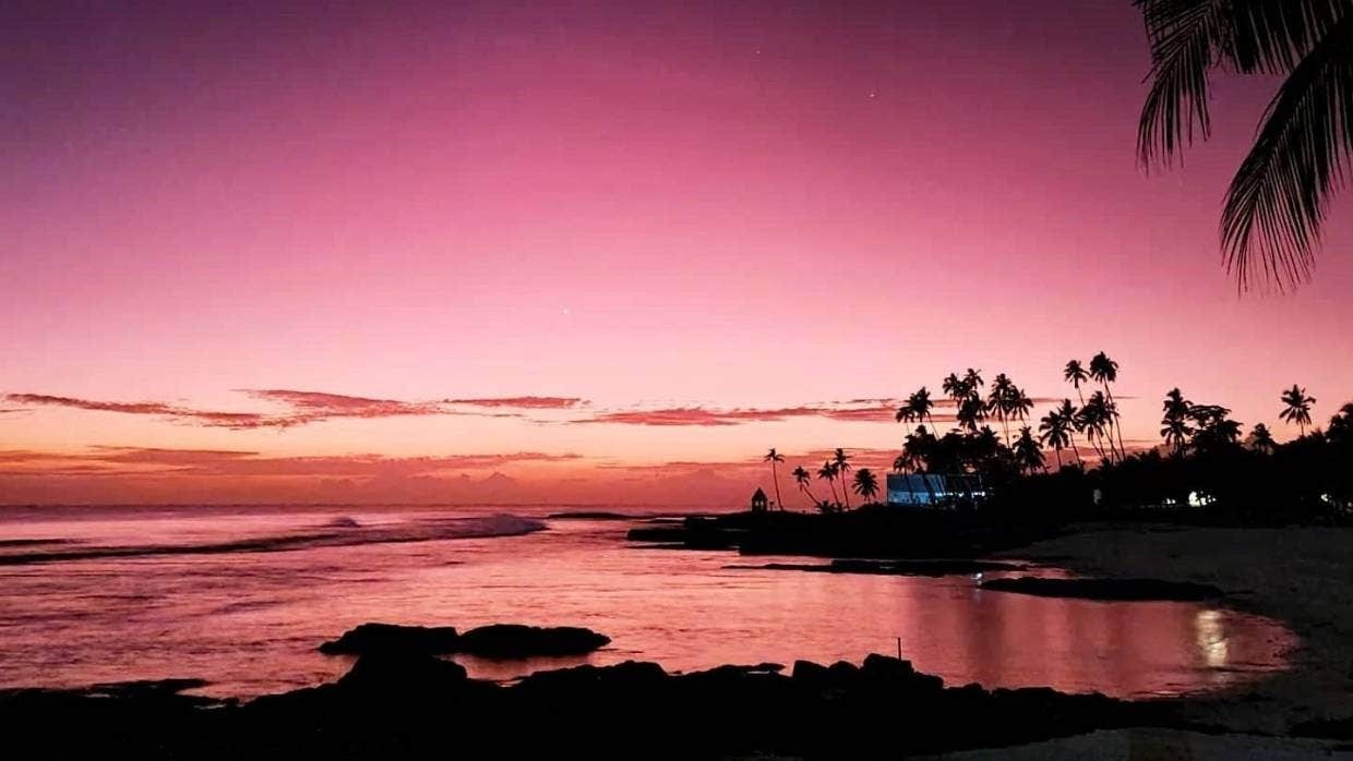 Пляж, который голливудская команда искала в южной части Тихого океана