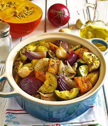 Овощи запеченные в духовке