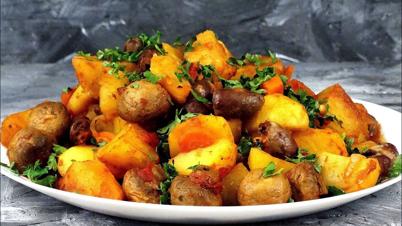 Что приготовить на ужин быстро и вкусно из картофеля и грибов