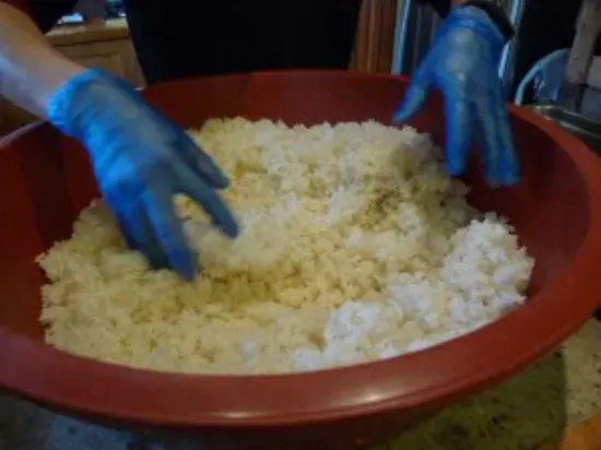 Процесс приготовления саке