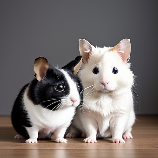 Самец и самка хомячков находят любовь и приключения вместе после случайной встречи