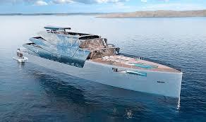 Способ для богатых путешествовать в тайне: Концепция «невидимой» 88 метровой супер яхты.