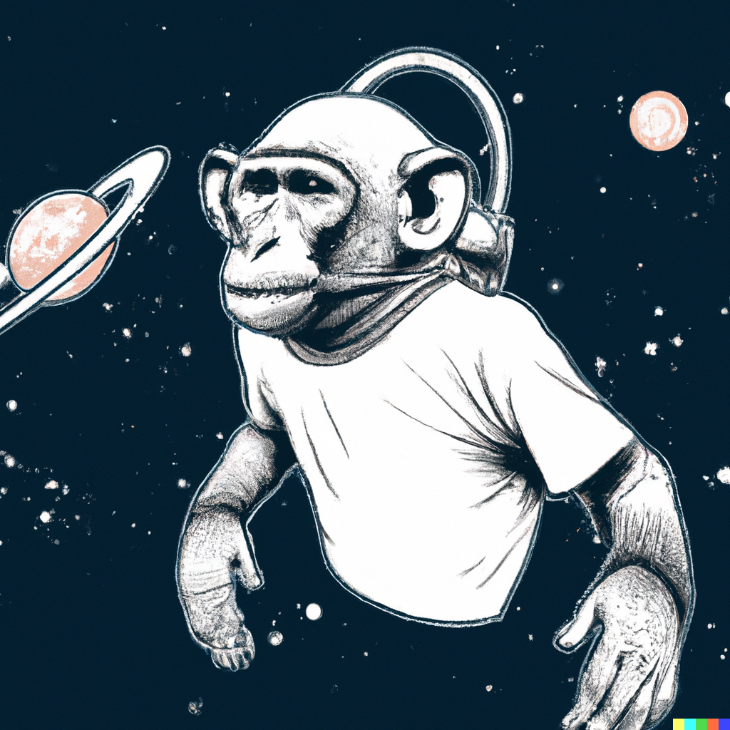 История - Обезьянка в космосе