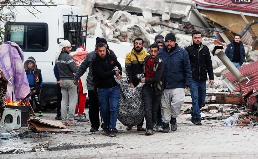 Ужаз, страх, смерть и горе. Землетрясение в Турции.