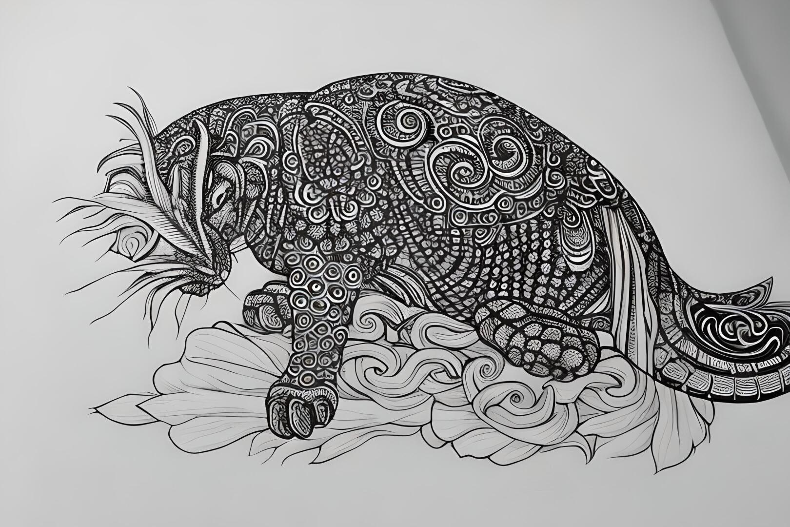 Принт для настенного плаката "ЛЕНЬ"