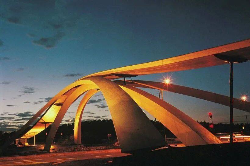 Мост, спроектированный Леонардо да Винчи.