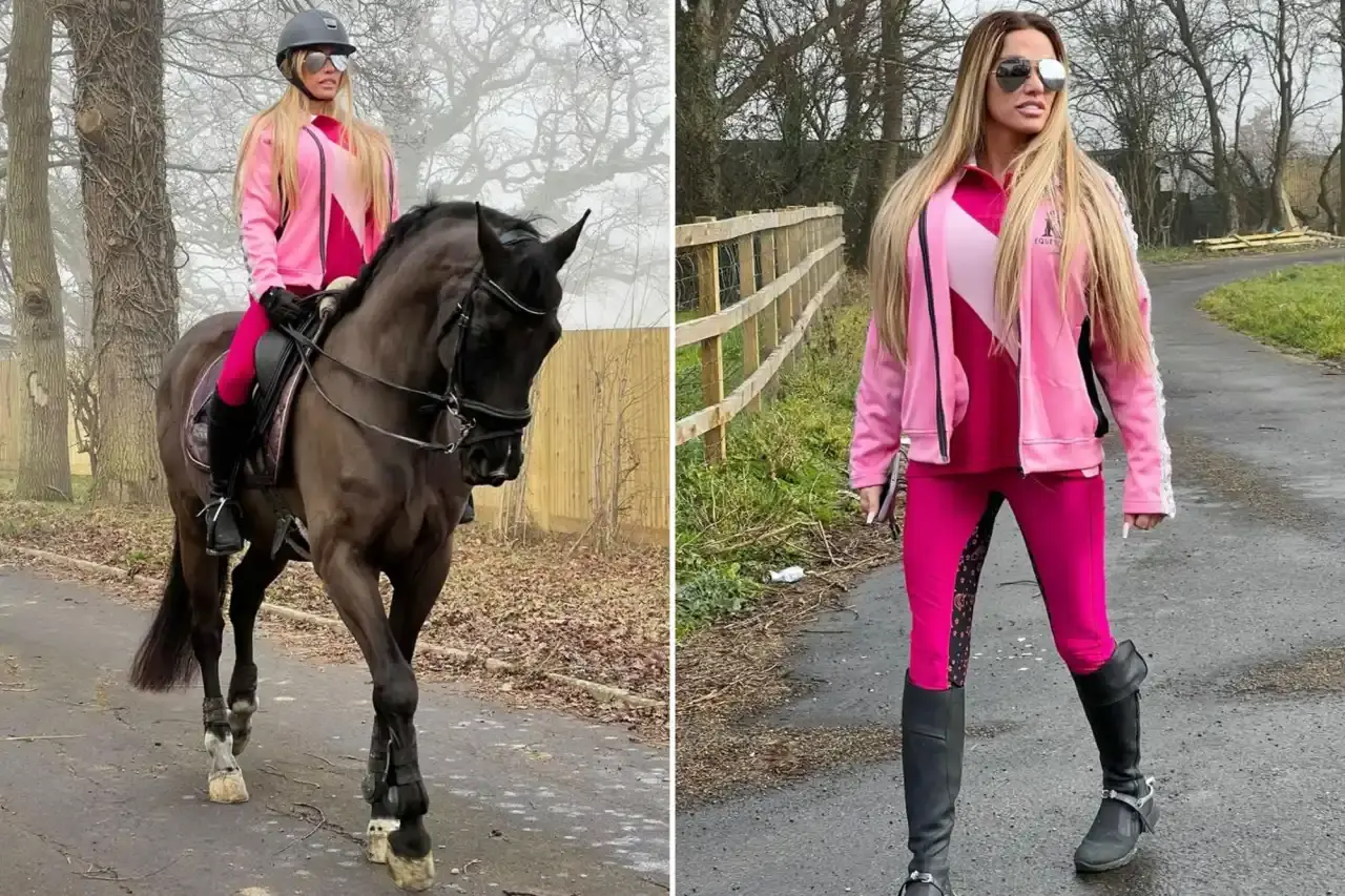 Кэти Прайс вернулась в седло впервые после операции на ноге, изменившей ее жизнь