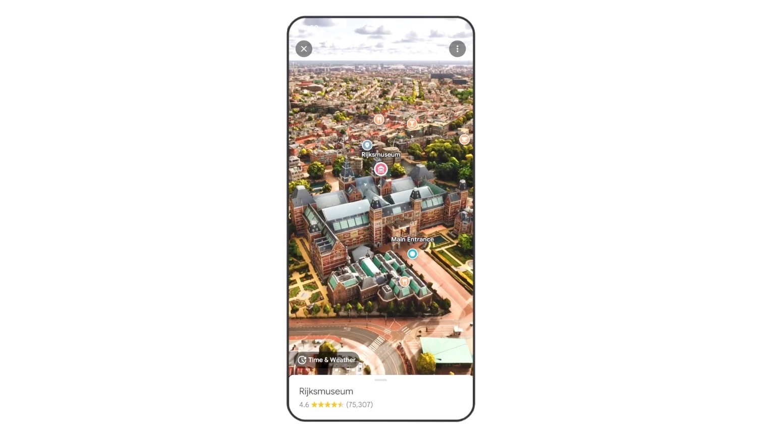 Google Maps 'Immersive View' позволяет вам посещать места, воссозданные в 3D