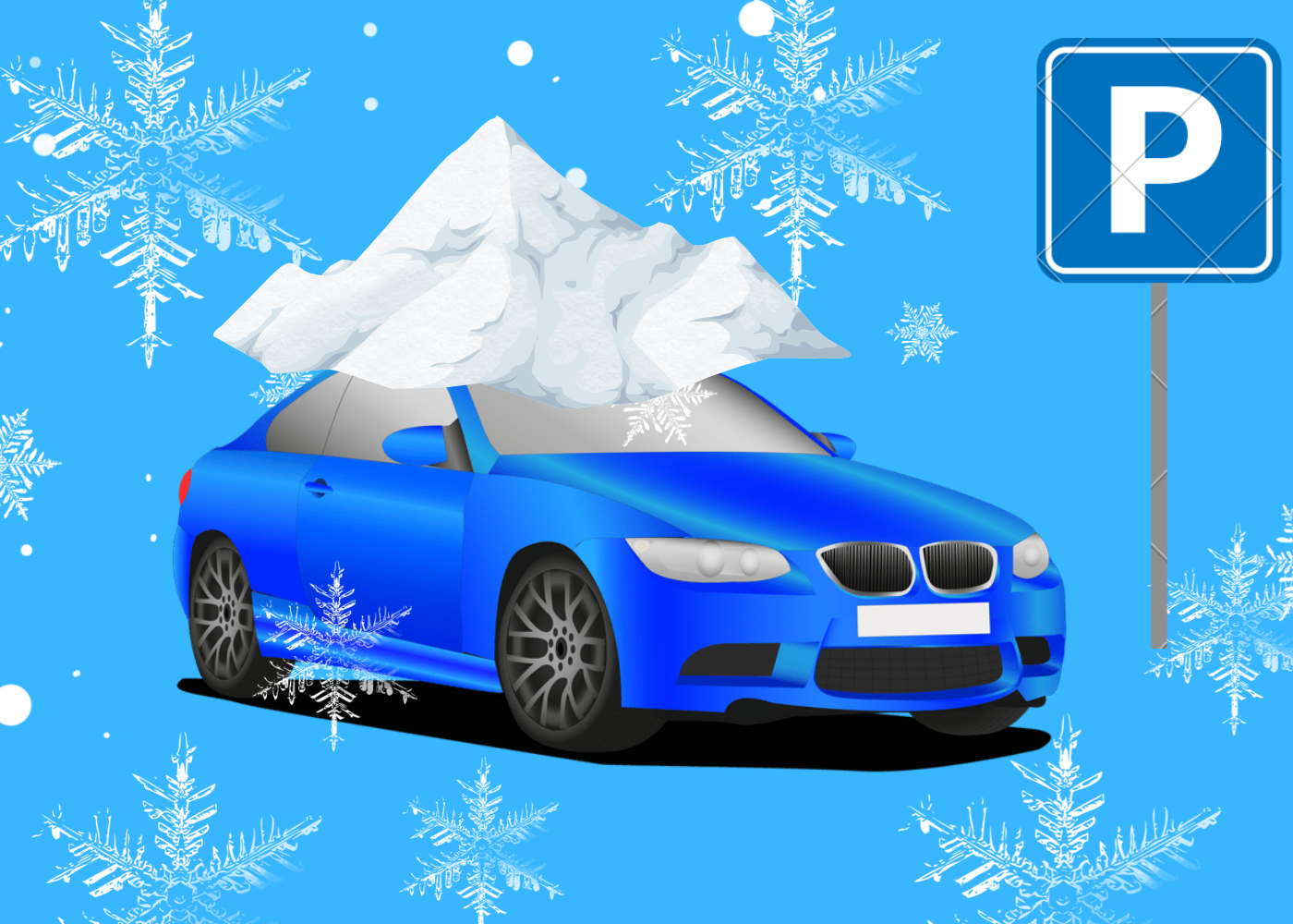 Снег с крыши здания повредил припаркованный автомобиль. Что делать?