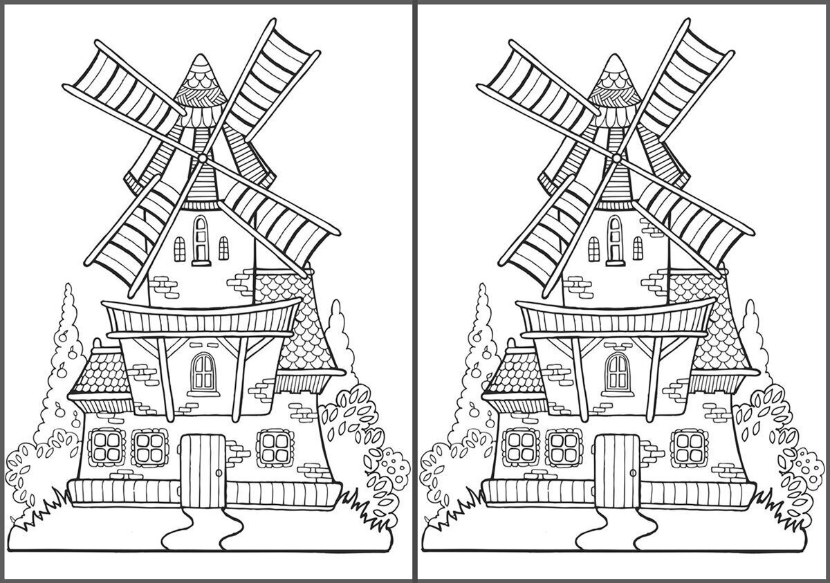 Найди 10 отличий картинки для подростков