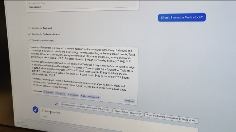 Практика с Bing на базе ChatGPT от Microsoft: новый вид поиска.