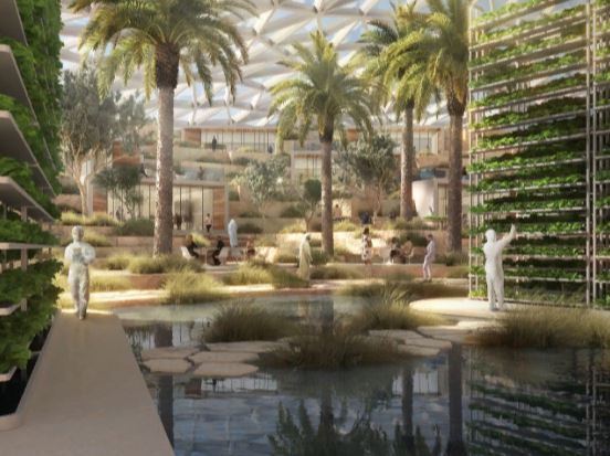 В Дубае планируют создать крытую 93-километровую велодорожку и змеевидный комплекс для агротуризма