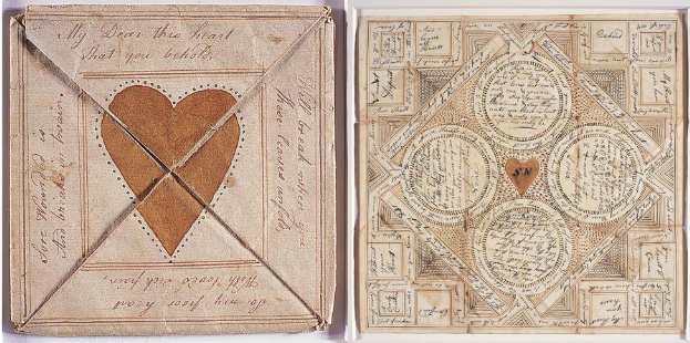 Искренняя или игривая, эта валентиновская открытка имеет свою историю