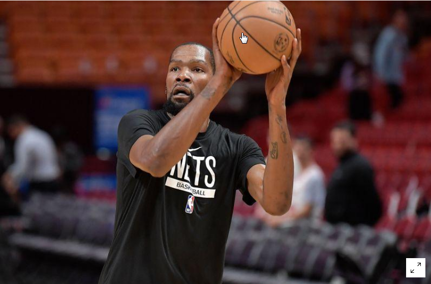 Кевин Дюрант в новой команде.