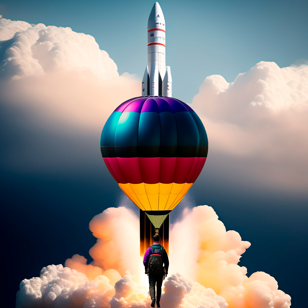 От воздушного шара до космоса.