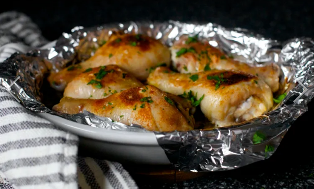 Жареная курица на молоке