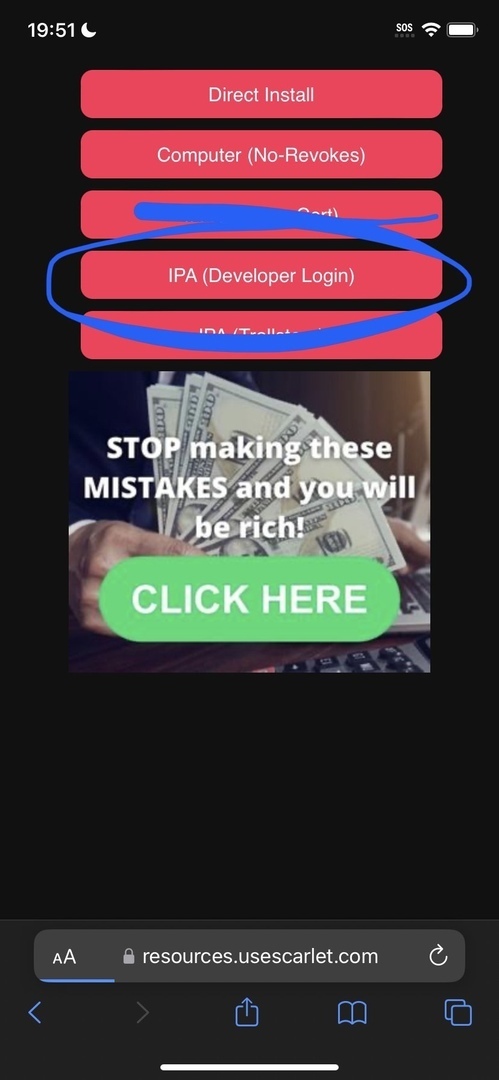 Приложение scarlet блокируется Apple. Что на это отвечает сам создатель ? Что в итоге ?