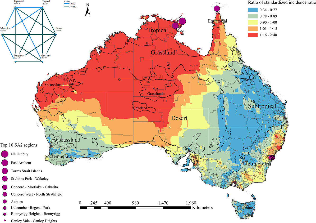 Может ли резкий рост заболеваемости раком печени в Австралии быть связан с изменением климата?