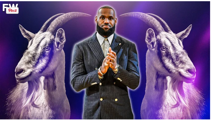 ЛеБрон Джеймс взял двух козлов на званый ужин.