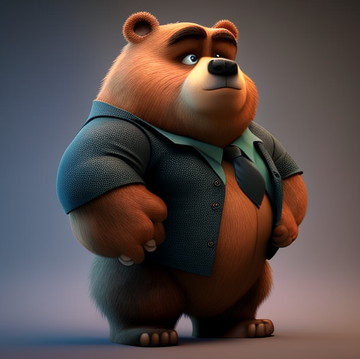 Про богатого медведя который был в поисках любви...