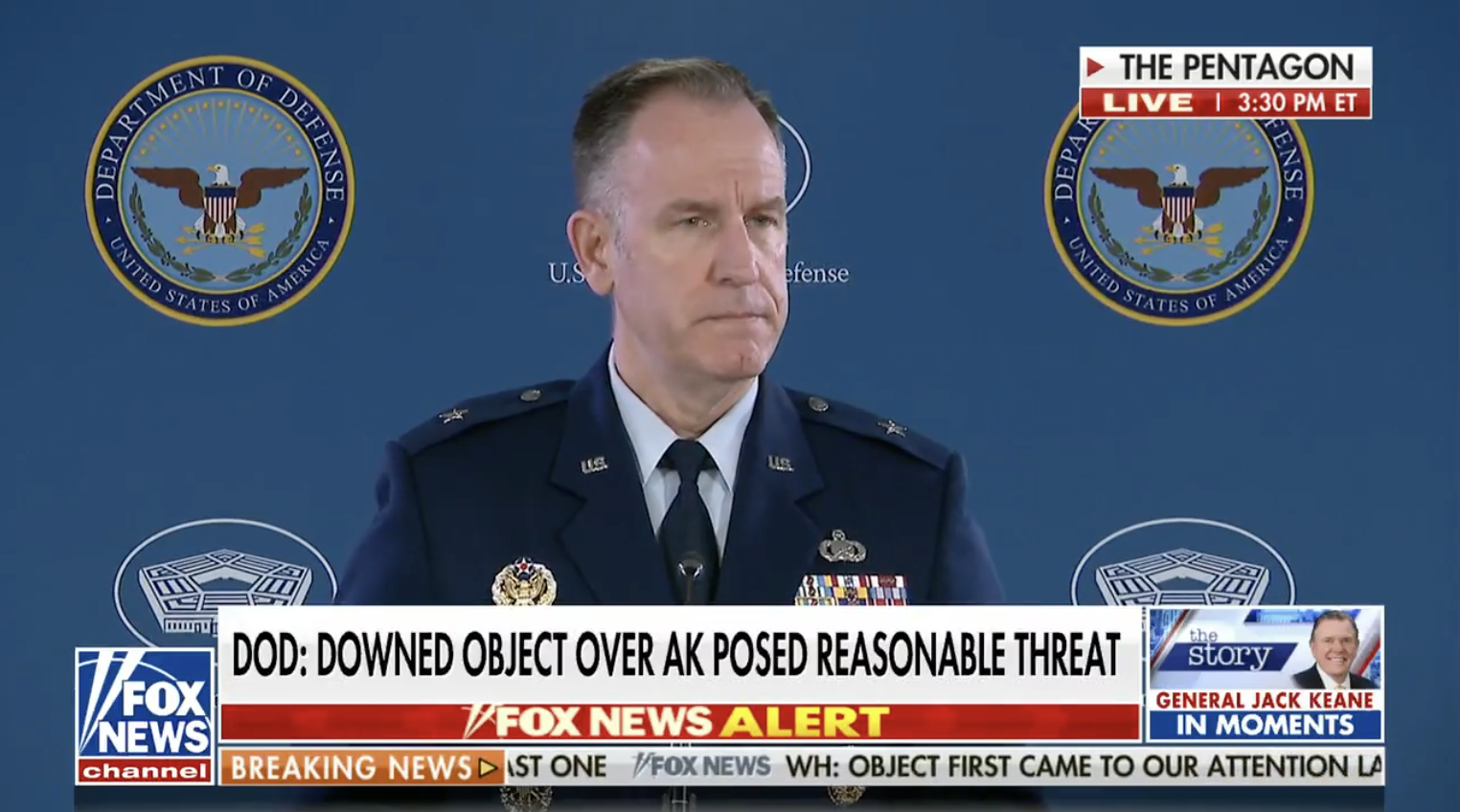 Скрыл ли Кирби главную деталь в сообщении о падении загадочного объекта над Арктикой на Аляске?