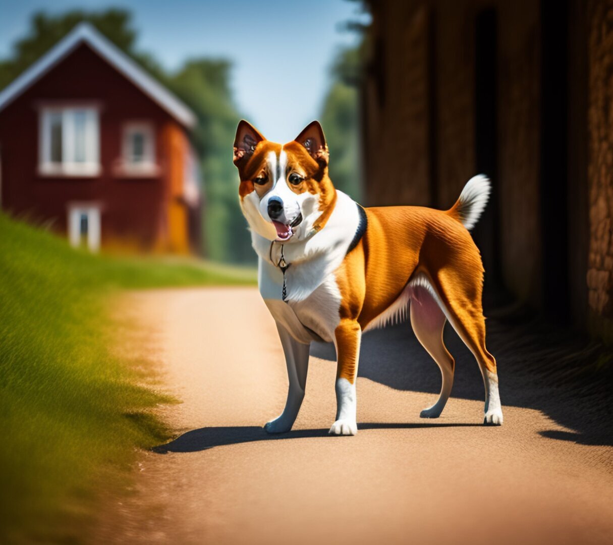 Давным -давно в тихой деревушке жил пес по имени Макс .