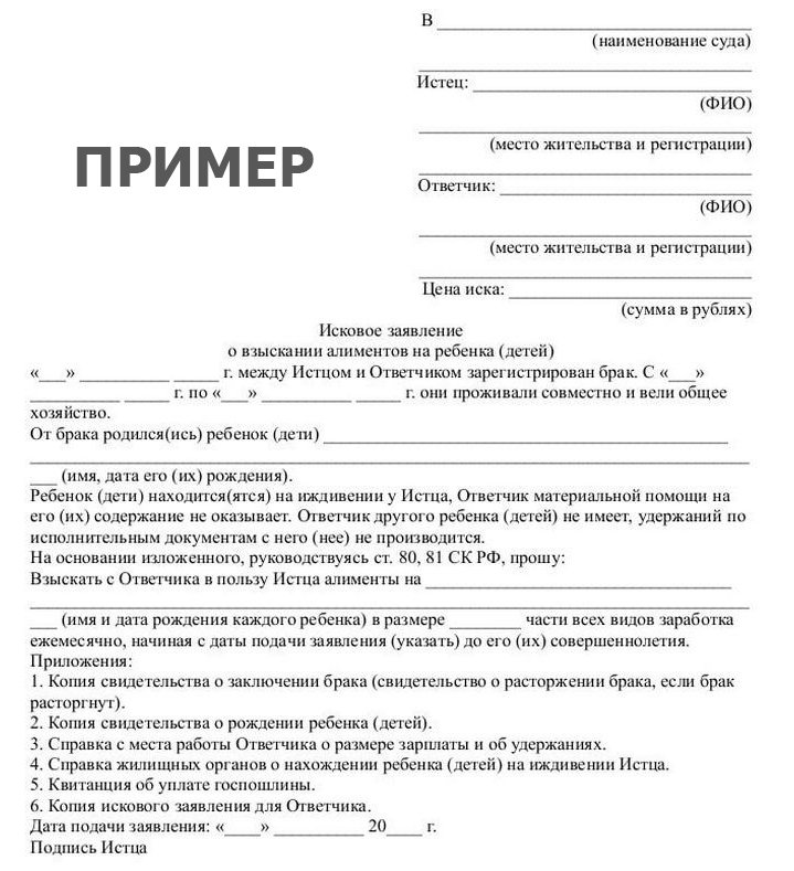 Подать иск ответчику. Заявление на подачу алиментов образец. Образец заявления на подачу алиментов на ребенка. Бланк подачи заявления на алименты. Бланк заявления на элементы.