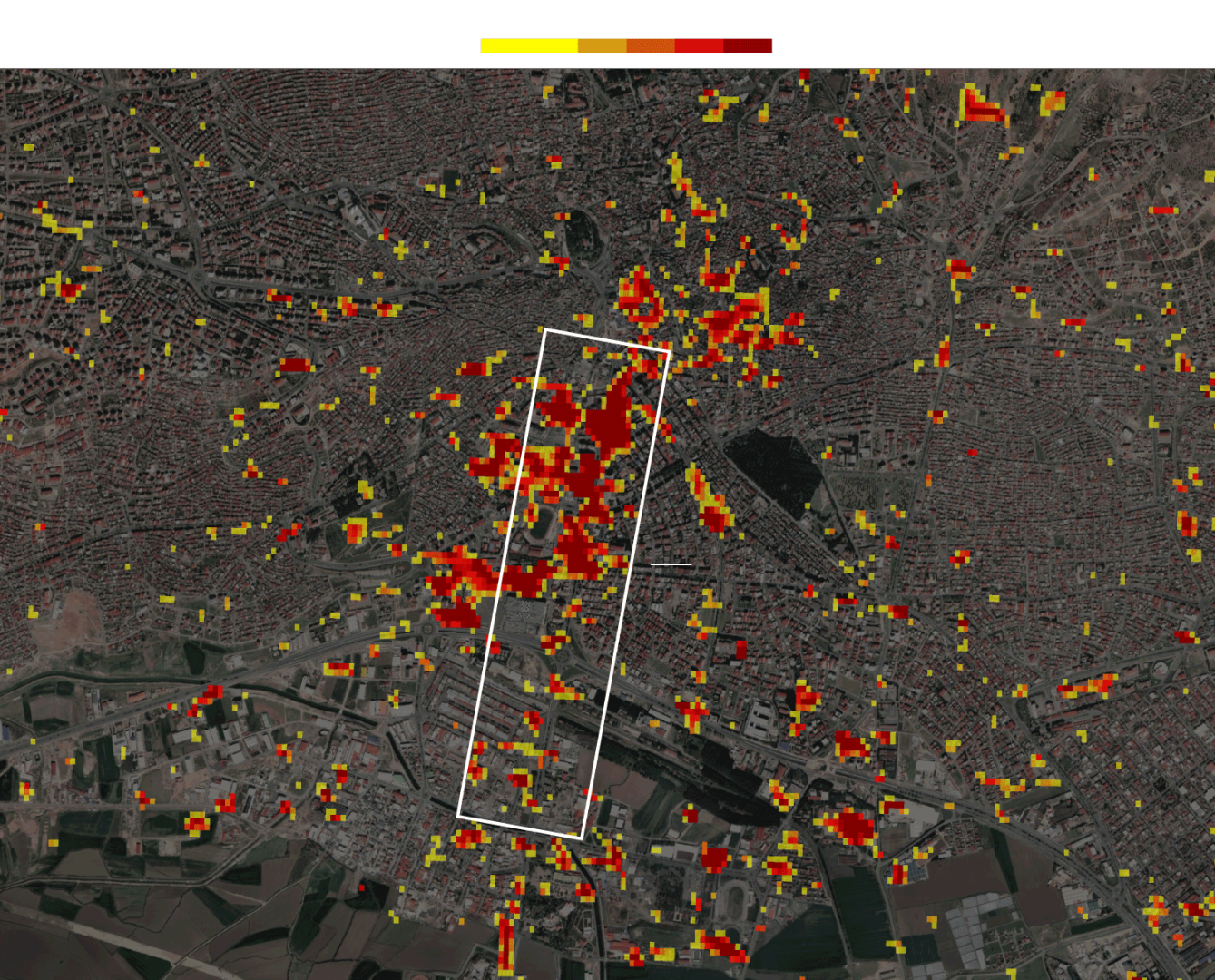 Спутниковые данные НАСА показывают масштабы разрушений в Турции и Сирии после землетрясения.