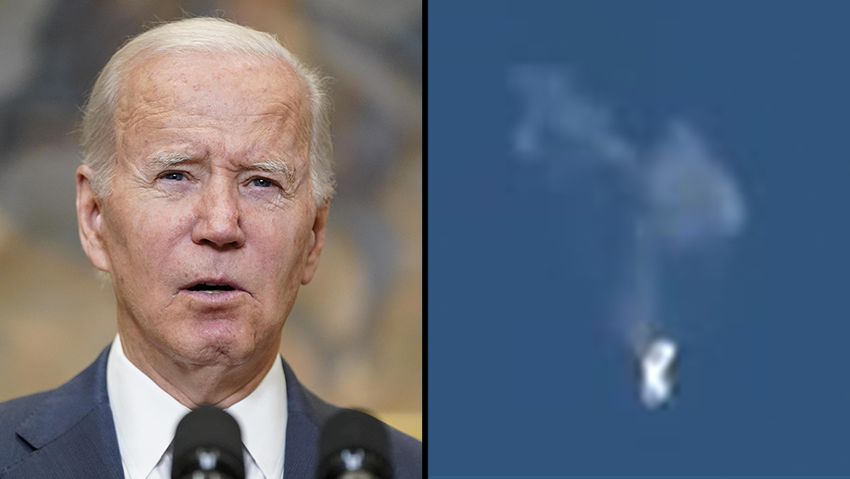 Третий перехват за две недели: американский самолет сбил неопознанный объект, летевший в небе Канады