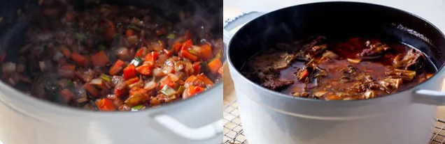 Луковый суп с короткими ребрышками