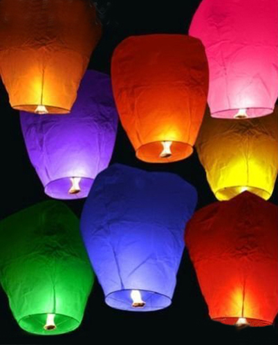 Небесные фонарики!