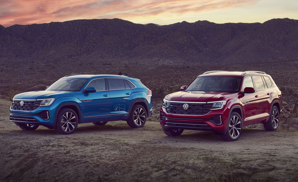 Обновленные VW Atlas и Atlas Cross Sport 2024 года выглядят более привлекательно и более роскошно.
